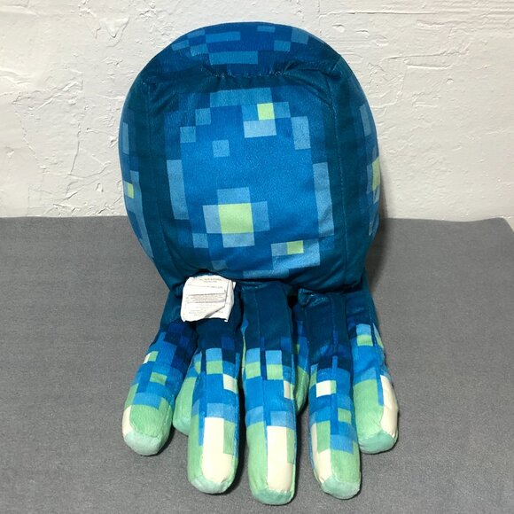 MINECRAFT Earth Glow Squid 19 in Pillow Glow In The Dark Plush - Picture 3 of 11